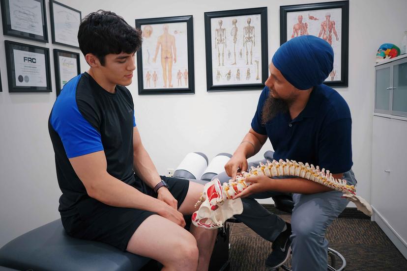 Spinal cord stimulation evaluation illustration